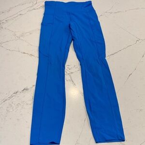 Vibrant Blue Lululemon Leggings